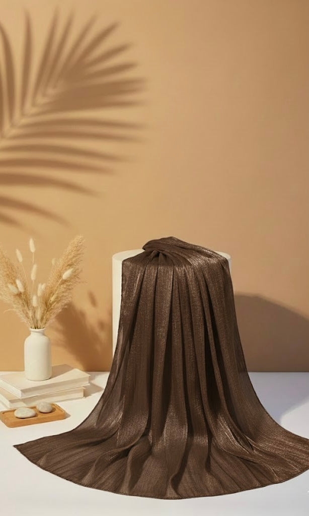 Organza silk - Dark Bronze