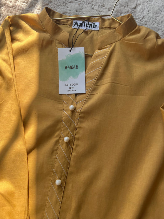 Mustard Pinstripe Co-ord