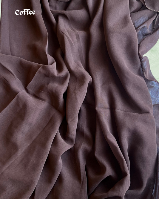 Georgette Hijab – Coffee