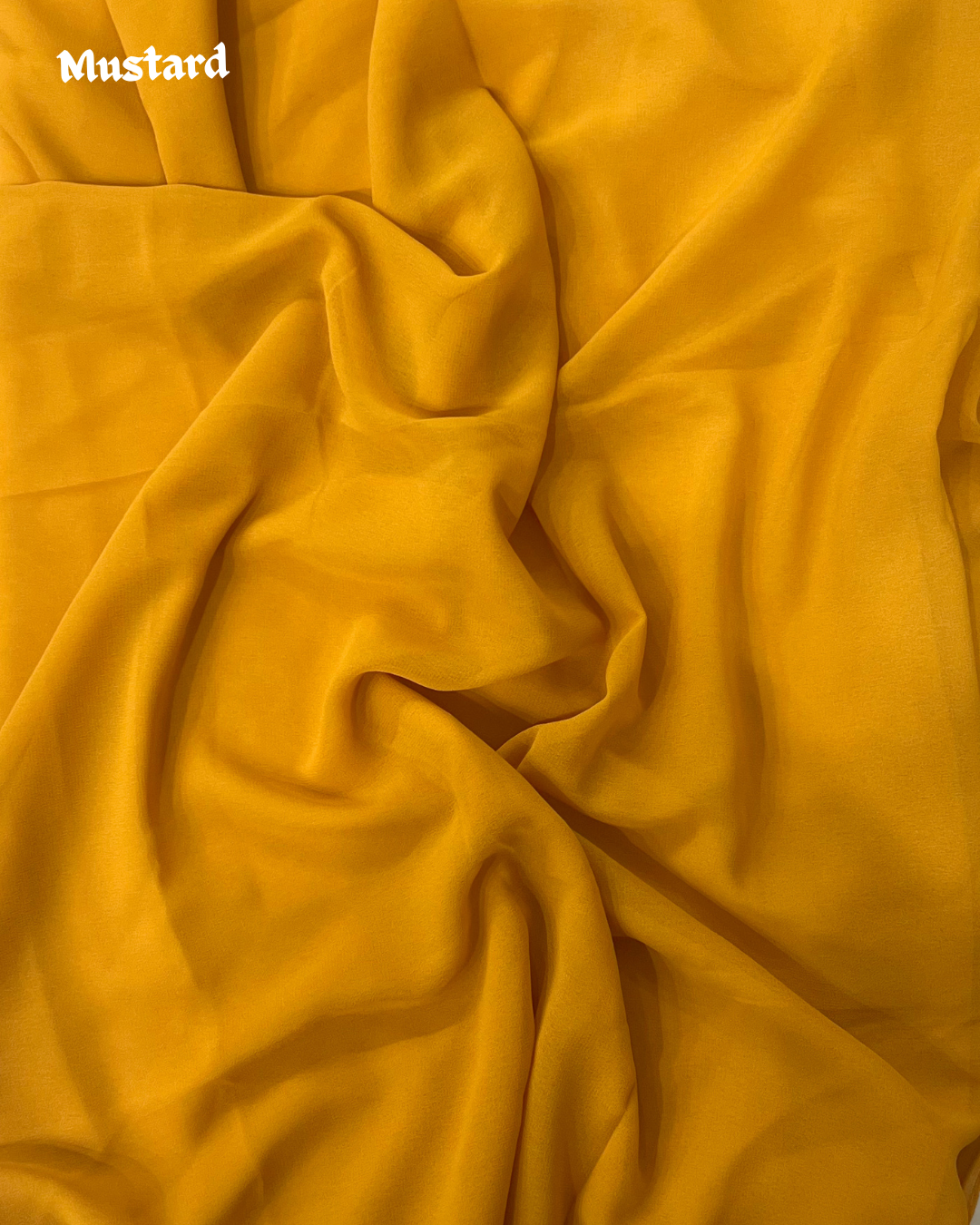 Georgette Hijab – Mustard