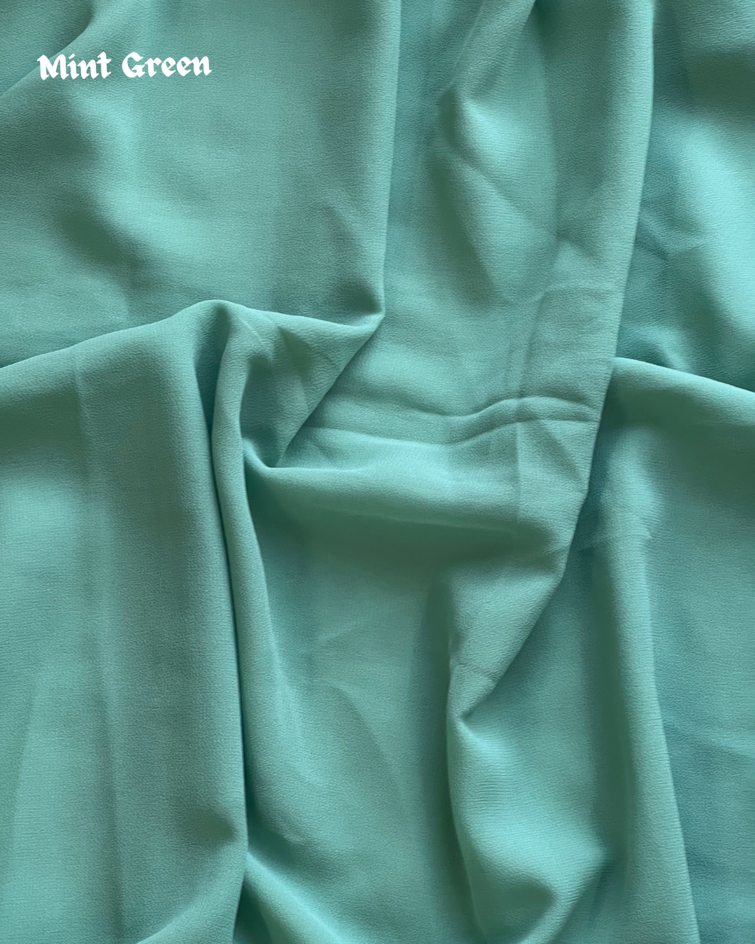 Georgette Hijab – Mint Green