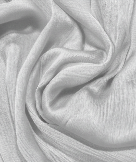 Crinkle Silk - Dull Grey