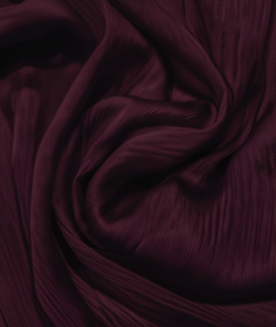 Crinkle Silk - Plum