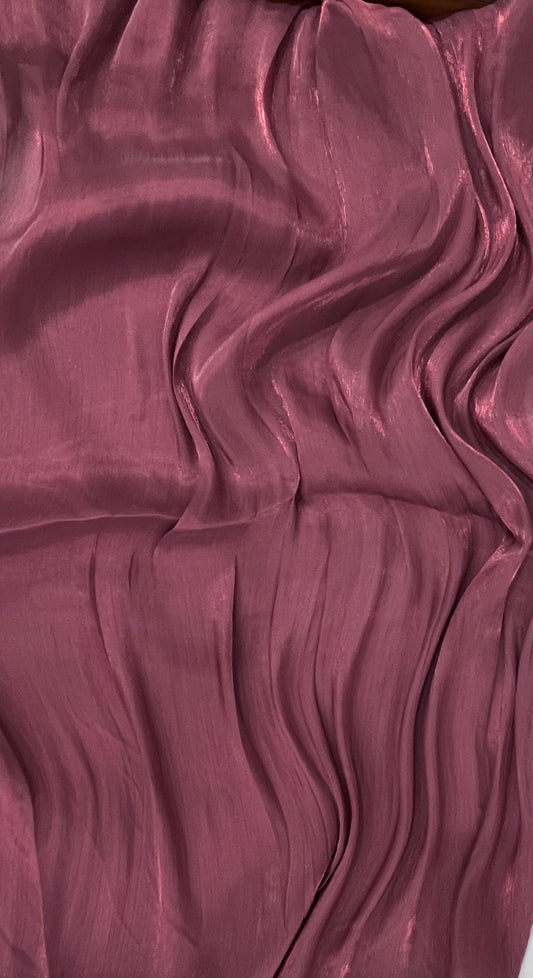 Organza silk - Muave Pink