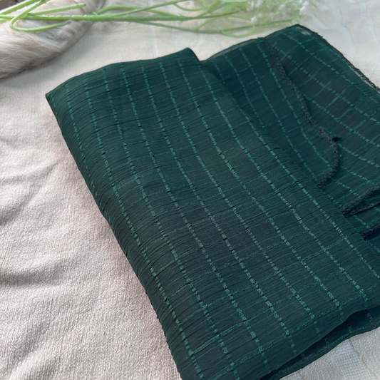 Breezy Chiffon – Bottle Green