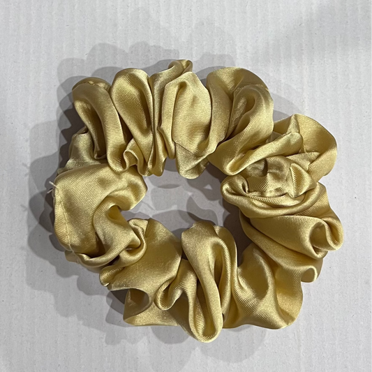 Silk Scrunchie - Golden