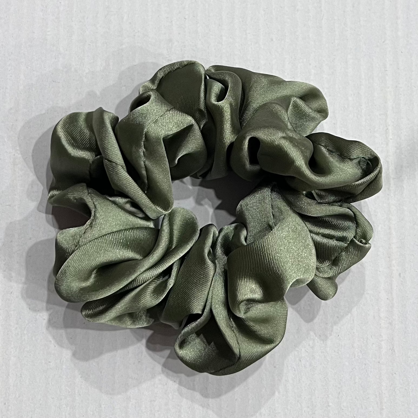 Silk Scrunchie - Sage-Green
