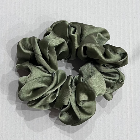 Silk Scrunchie - Sage-Green