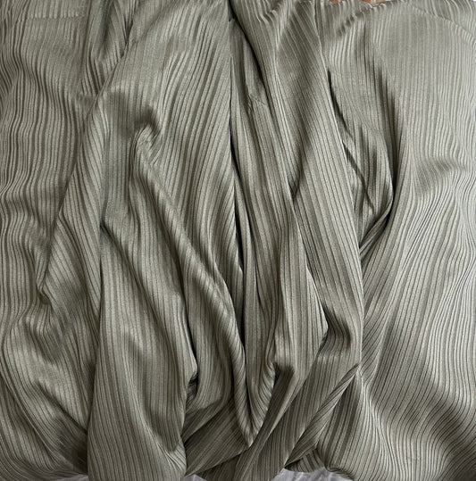 Ribbed Jersey – Sage Green