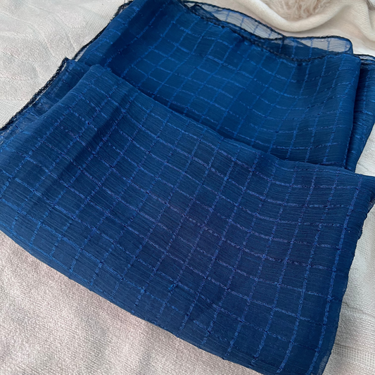 Breezy Chiffon – Teal Blue