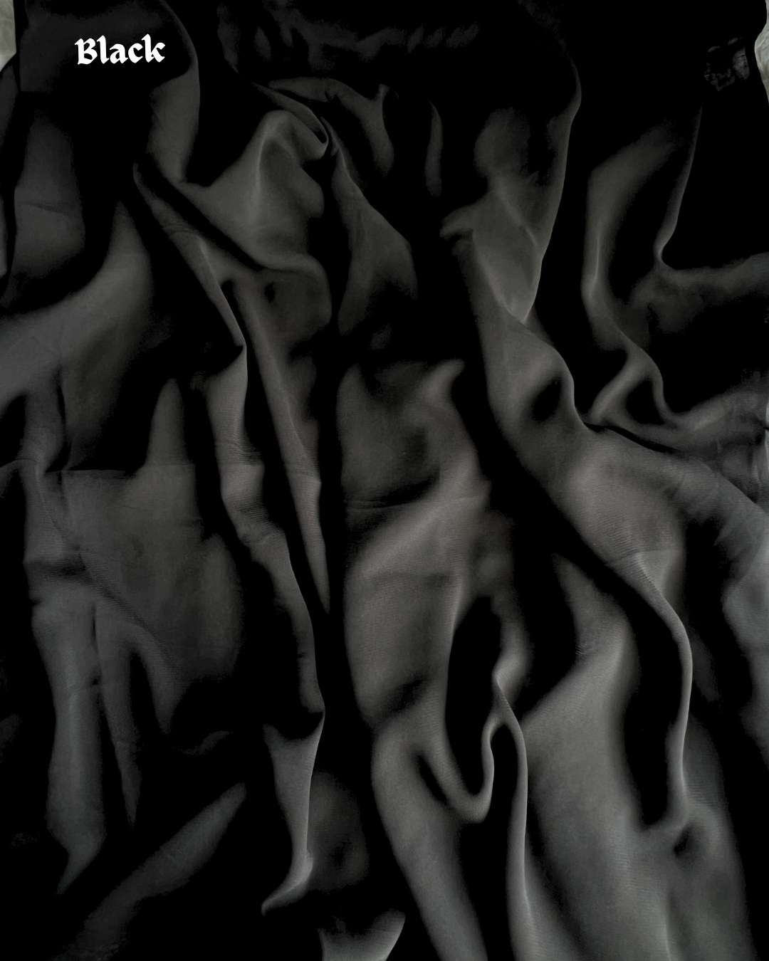 Georgette Hijab – Black