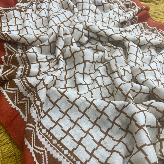 Printed Lawn  – Sahara Grid