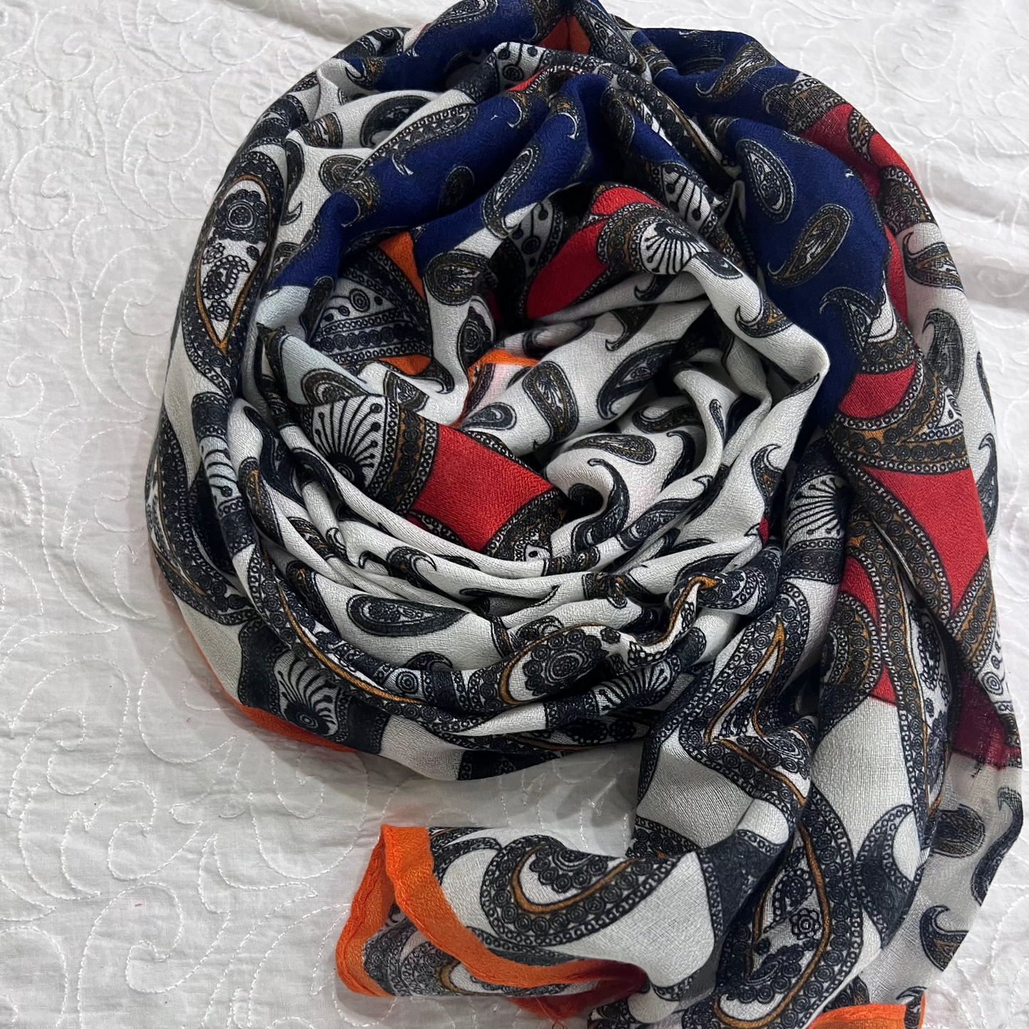 Printed Lawn – Paisley Ember