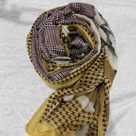 Printed Lawn – Golden Dusk