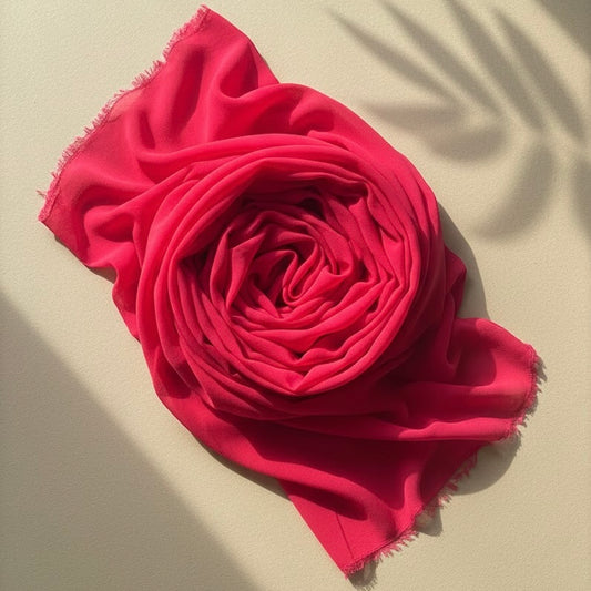 Georgette Hijab – Fuchsia