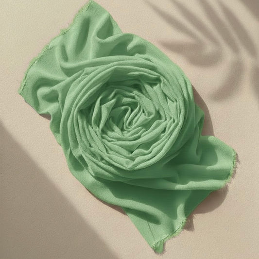 Georgette Hijab – Mint Green