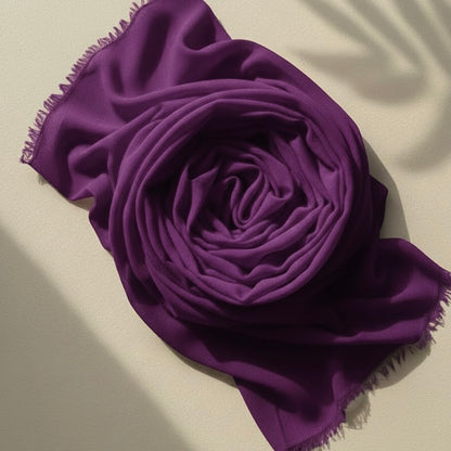 Georgette Hijab – Deep Purple