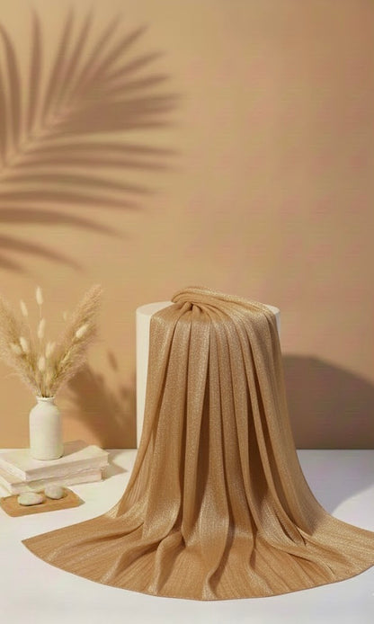 Organza silk - golden