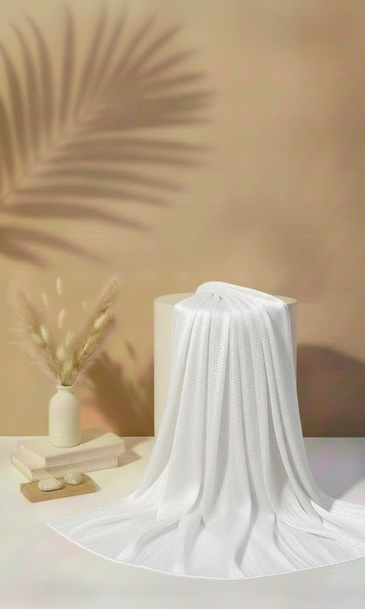 Organza silk - White