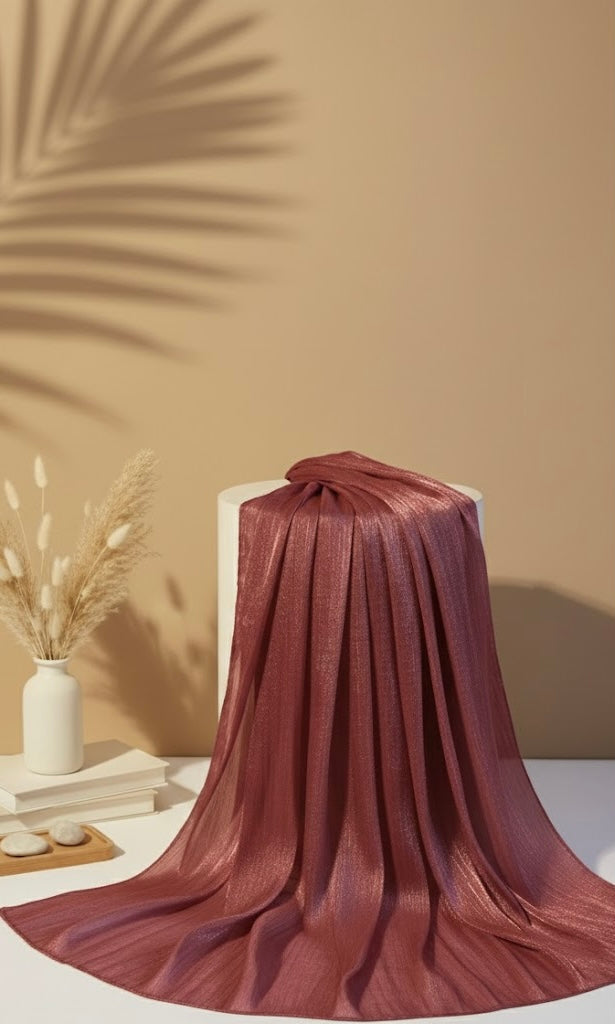 Organza silk - Muave Pink