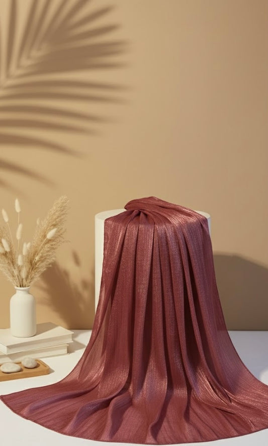 Organza silk - Muave Pink