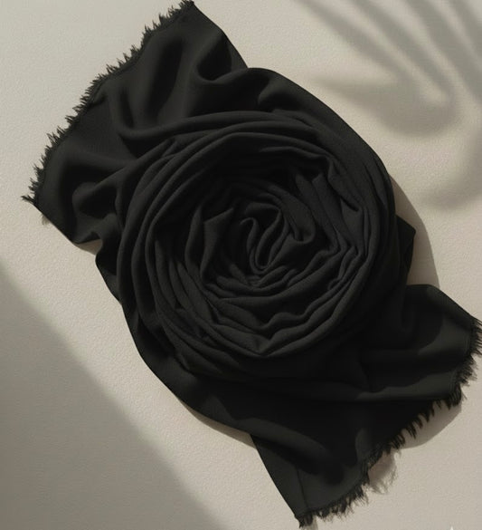 Georgette Hijab – Black