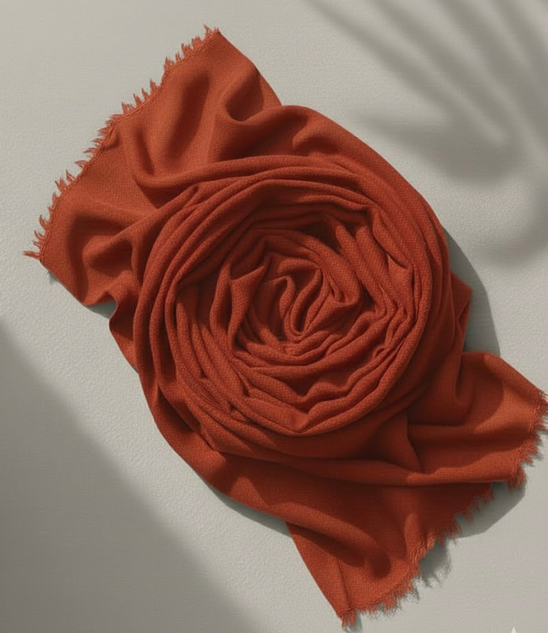 Georgette Hijab – Brick Red