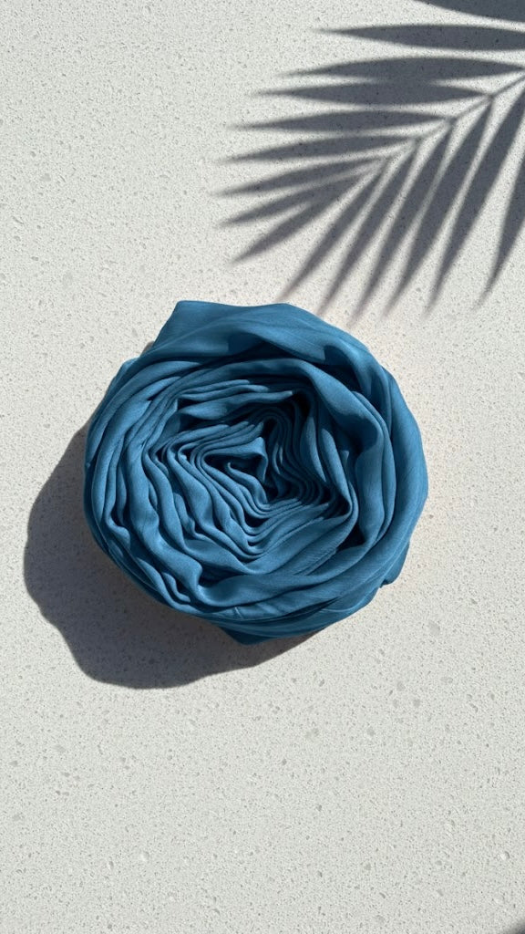 Crinkle Silk - Teal