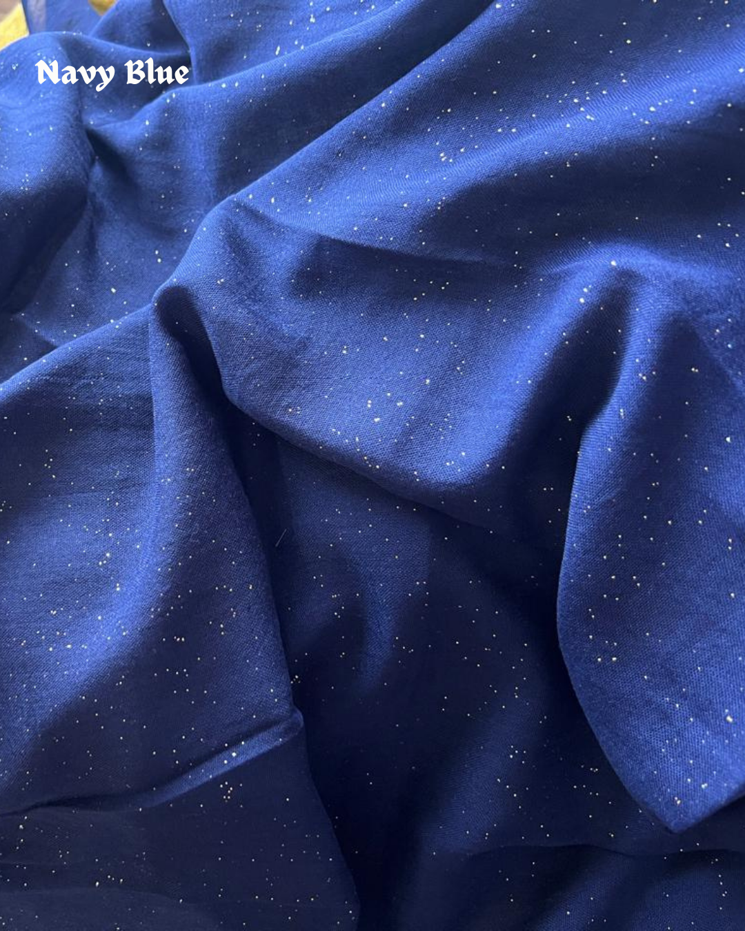 Glitter Lawn - Navy