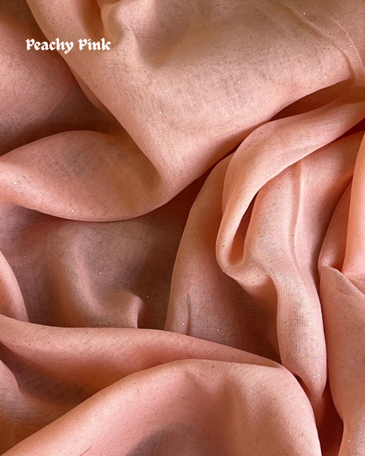Glitter Lawn - Peachy Pink
