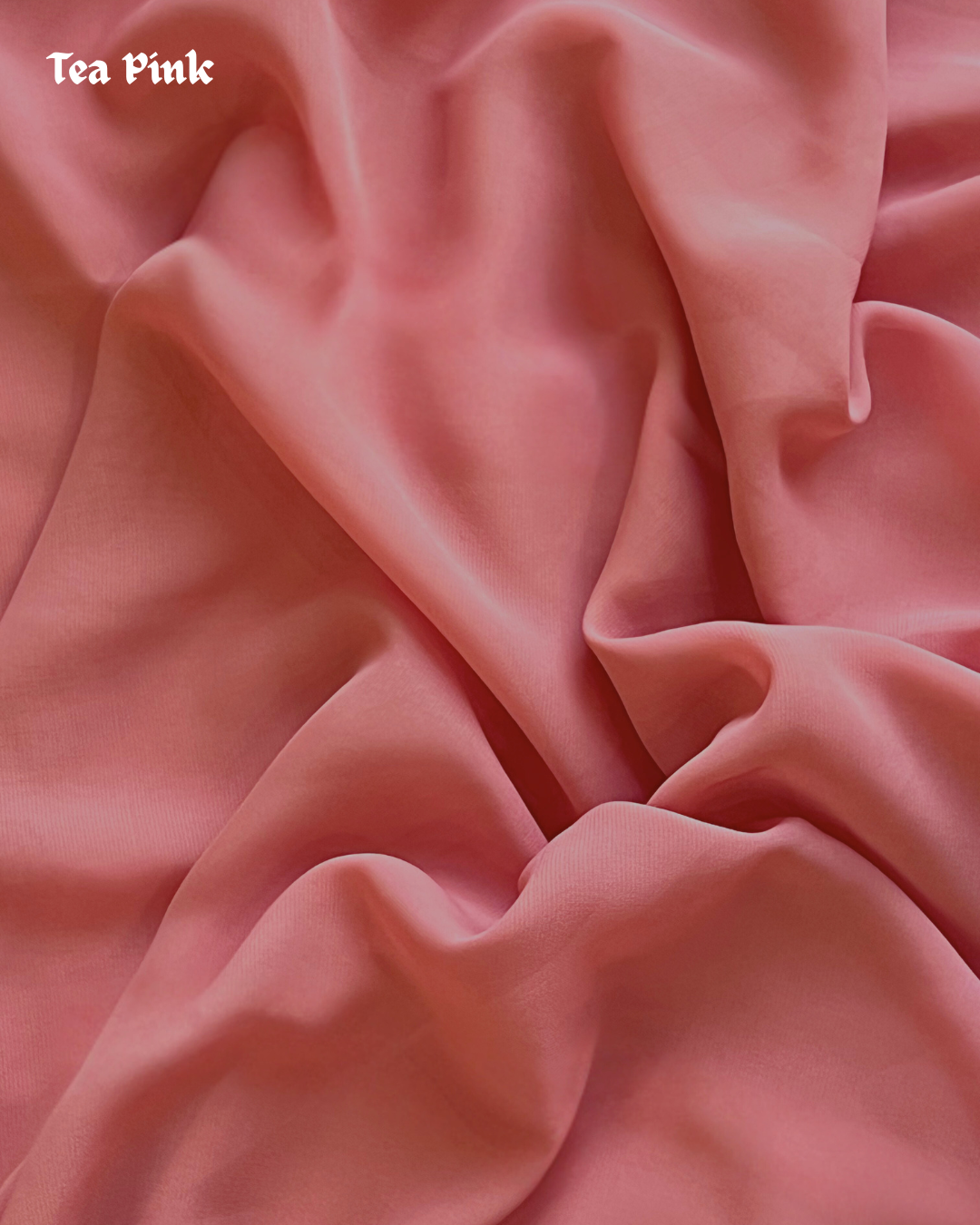 Georgette  Chiffon Hijab – Tea Pink