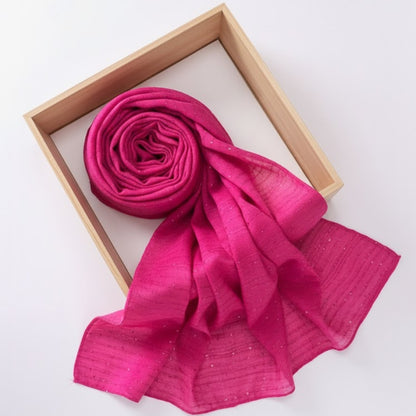 Sequined Lawn – Dark Pink