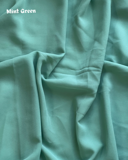 Georgette Hijab – Mint Green