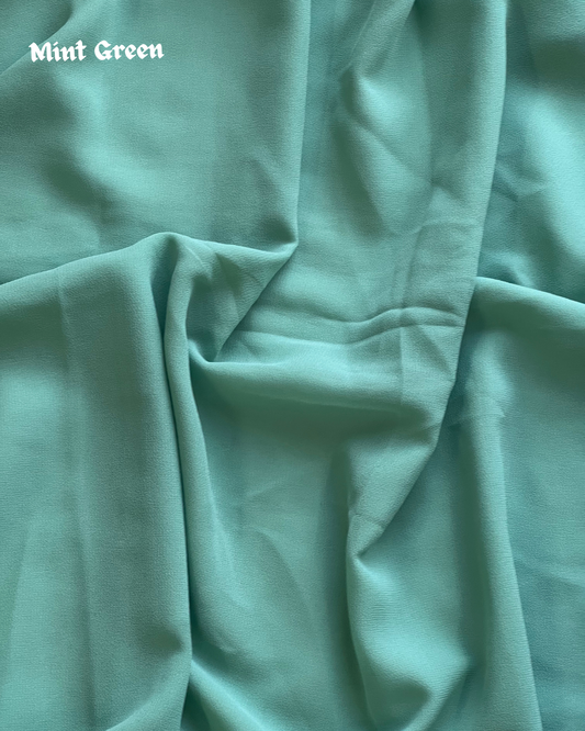 Georgette Hijab – Mint Green