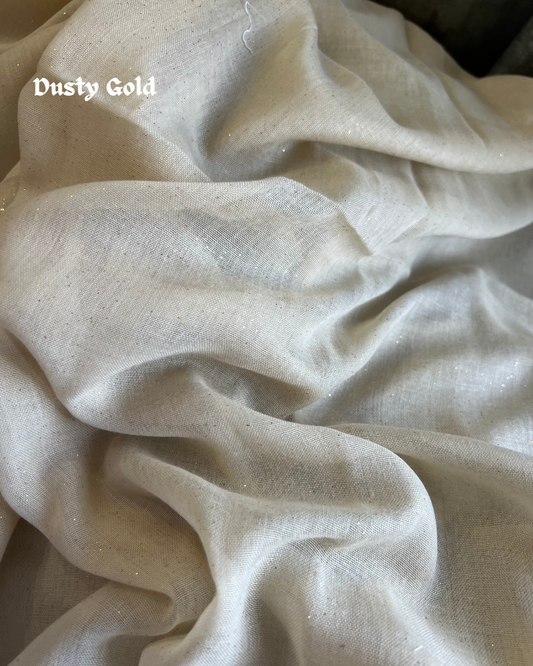 Glitter Lawn - Dusty Gold