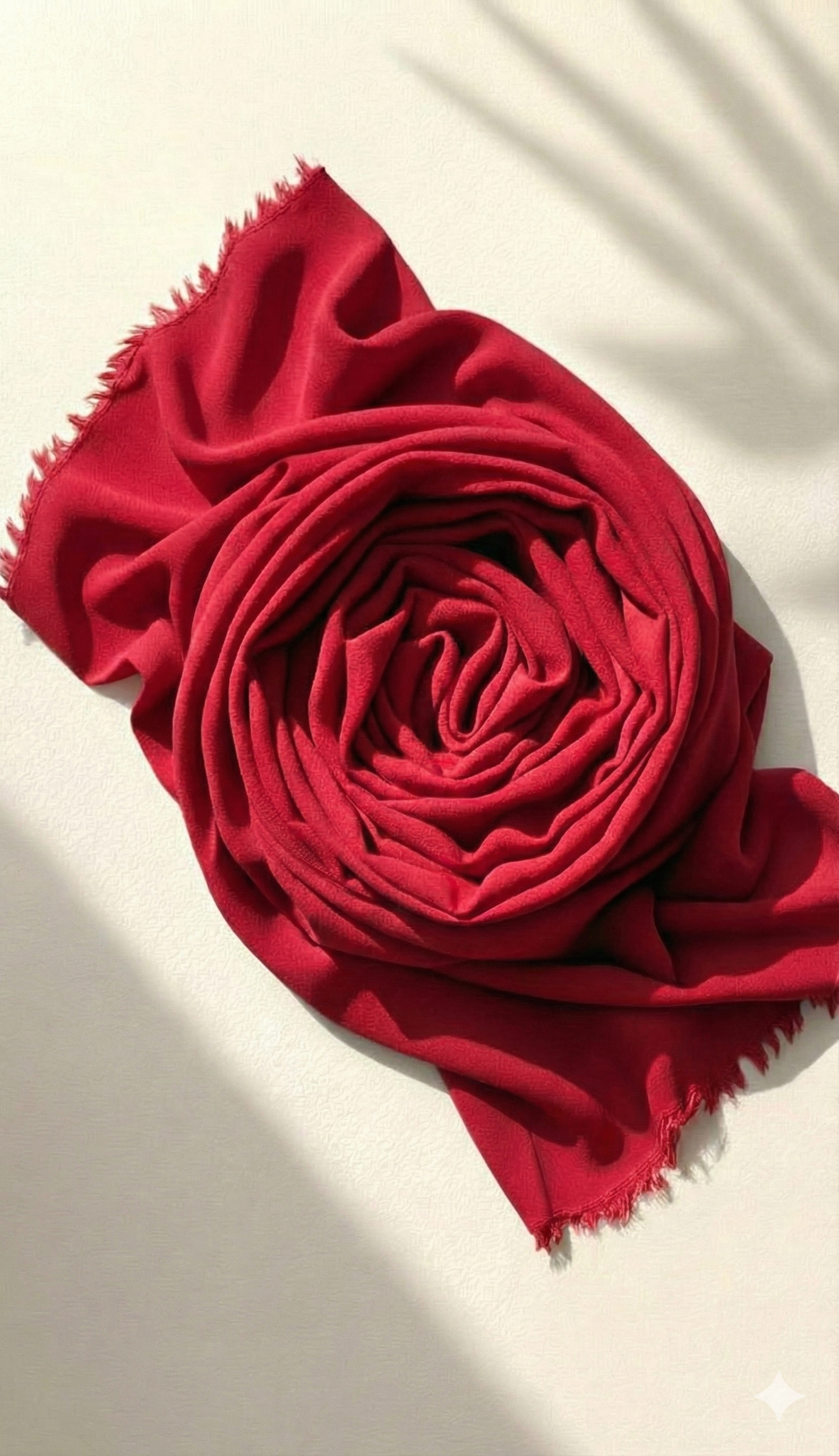 Georgette Hijab – Carrot Red