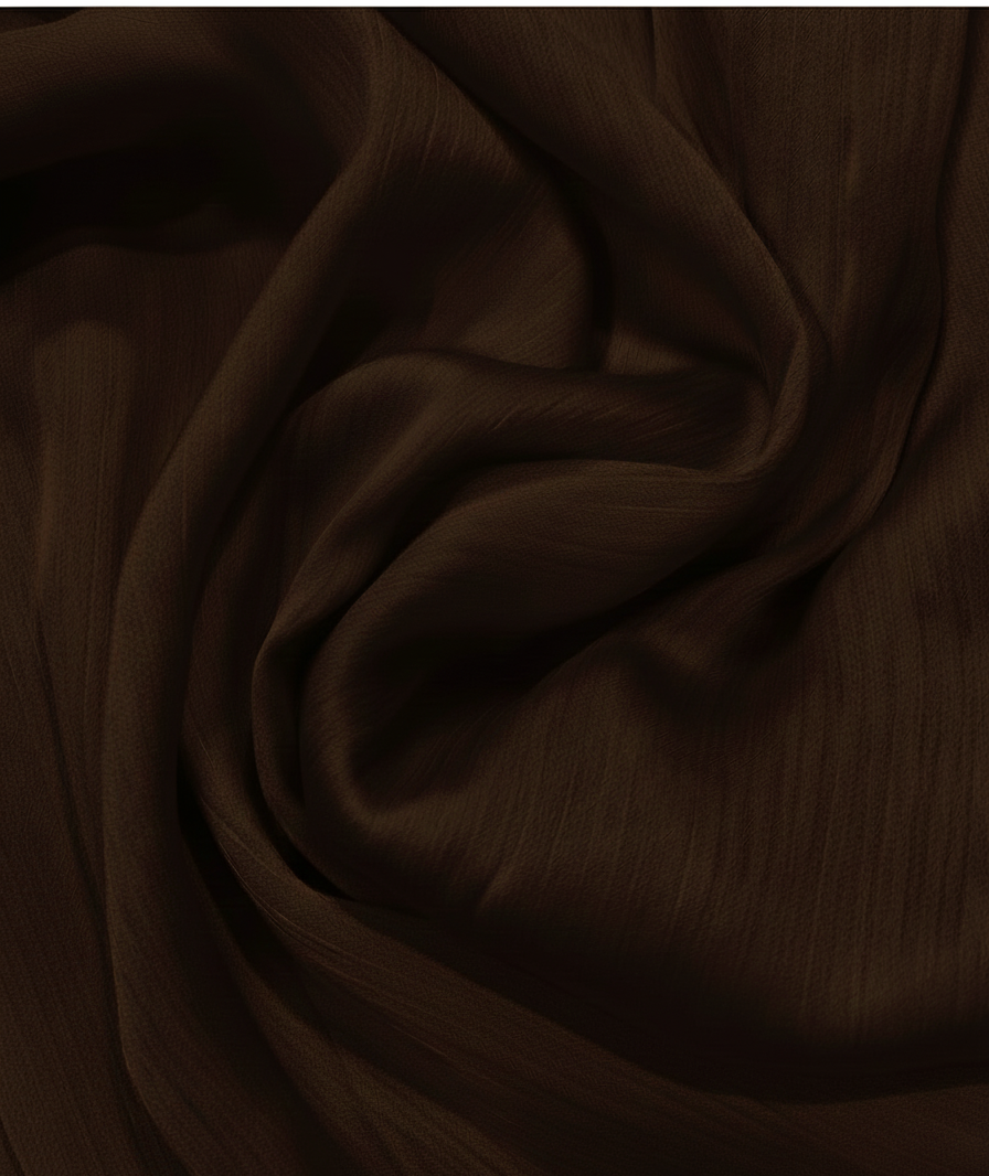 Crinkle Silk - Chocolate