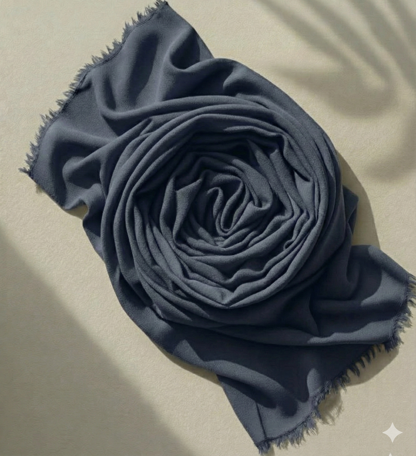 Georgette Hijab – Charcoal Blue