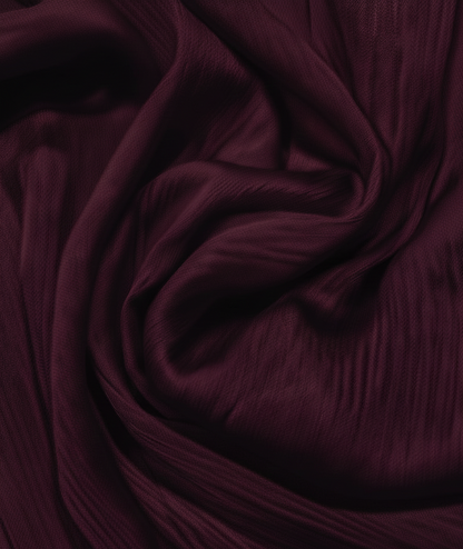 Crinkle Silk - Plum