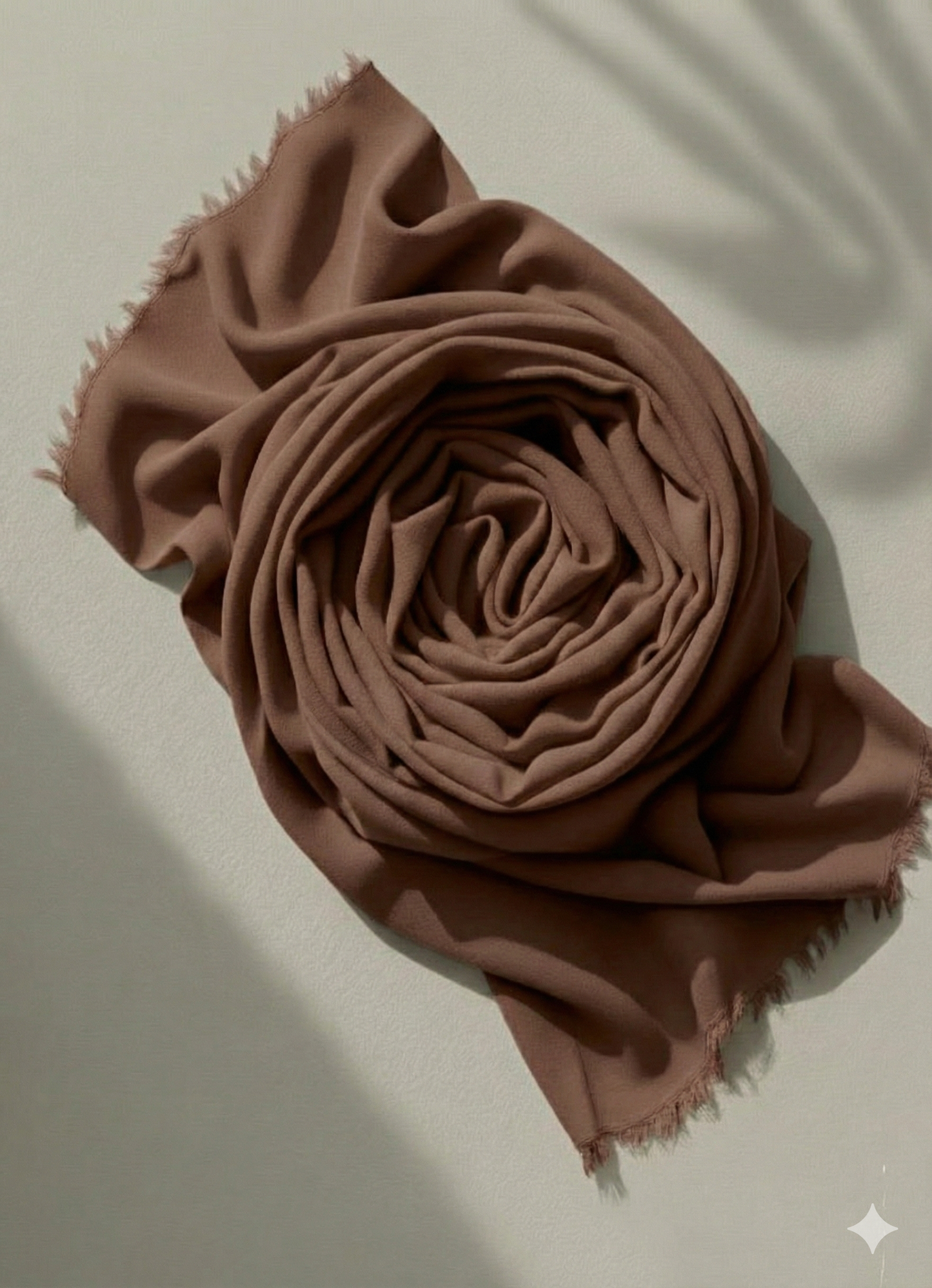 Georgette Hijab – Mocha / Milky Chocolate