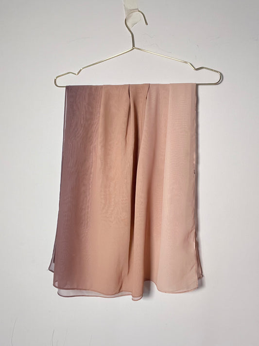 Double Shaded Chiffon Hijab - Cashmere Taupe