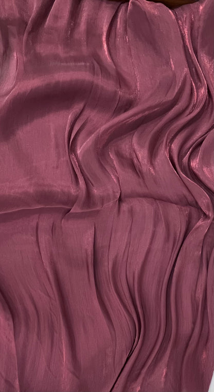 Organza silk - Muave Pink