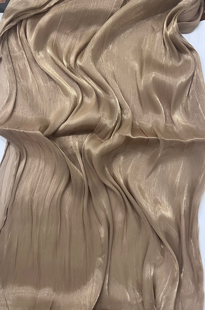 Organza silk - golden