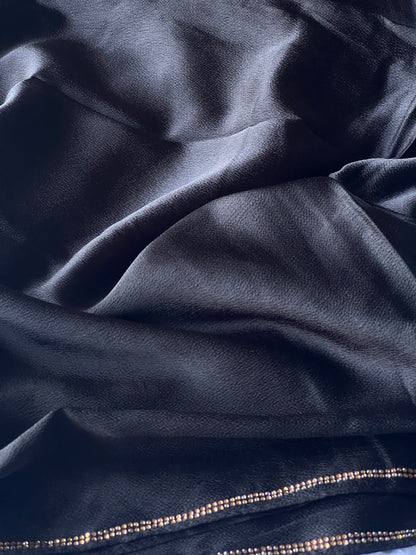 Embellished Silk – Black