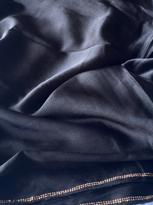 Embellished Silk – Black