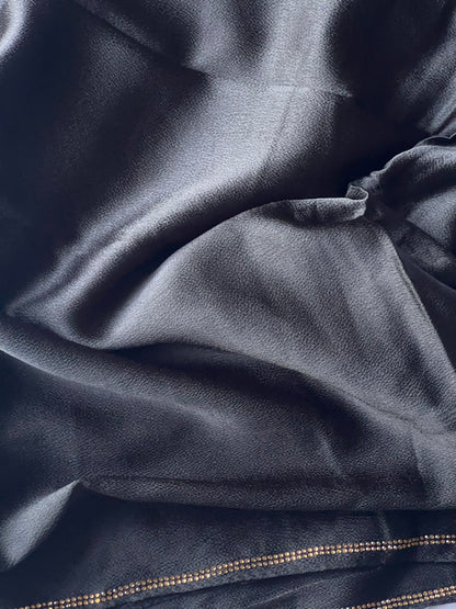 Embellished Silk – Black