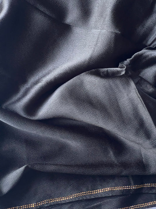 Embellished Silk – Black