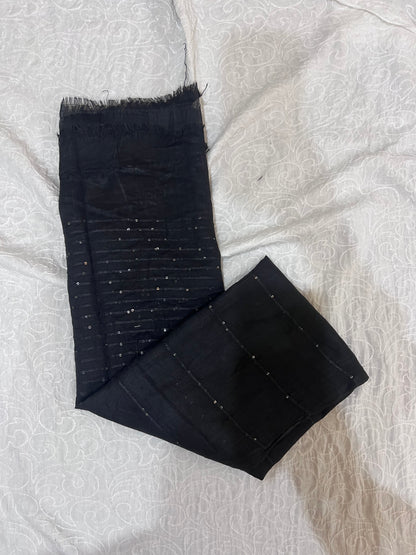 Sequined Lawn – Black