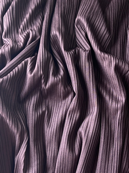 Ribbed Jersey – Dark Brown