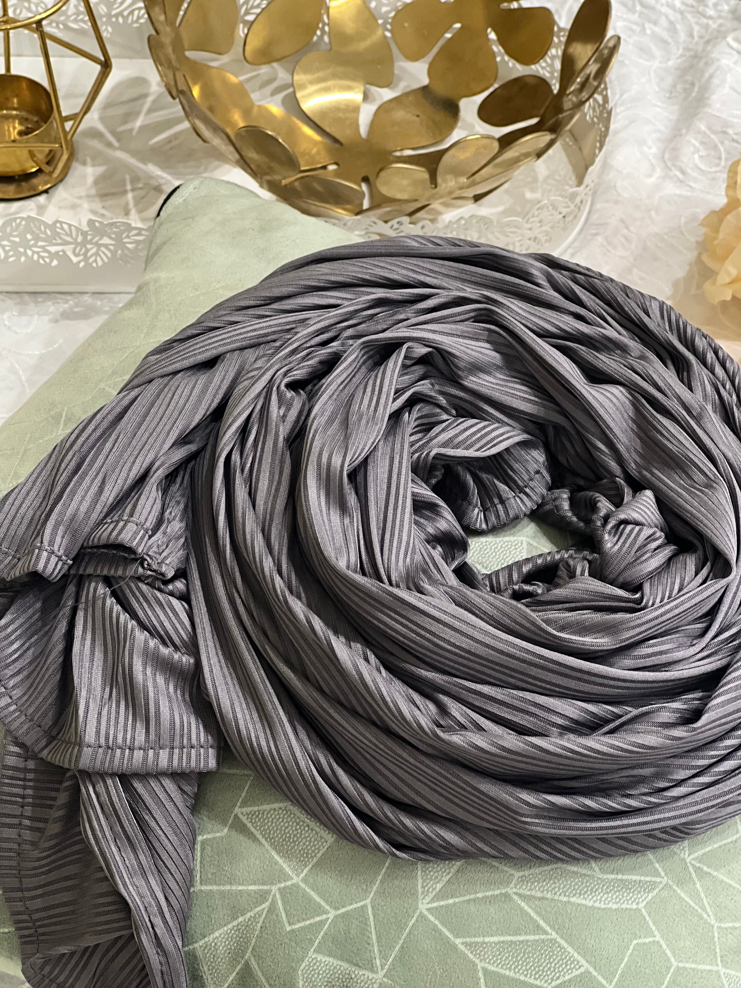 Ribbed Jersey – Dark Grey